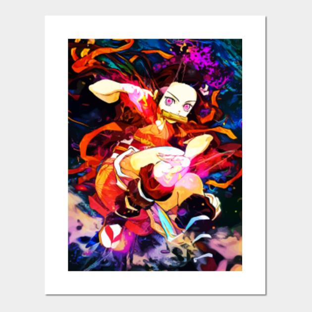 exploding Blood - Kimetsu No Yaiba - Posters and Art Prints | TeePublic